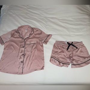 Stars Above Matching Satin Pajama Set